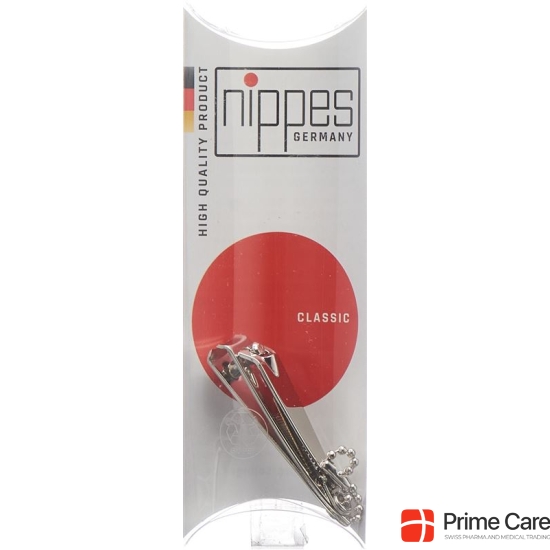 Nippes nail clippers with chain nickel-plated buy online