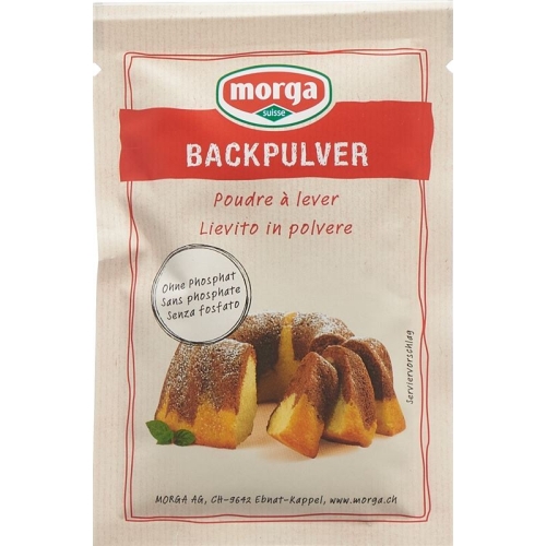 Morga Backpulver ohne Phosphat Beutel 22g buy online