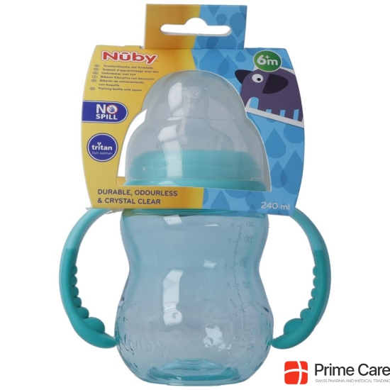 Nuby wide-mouth drinking bottle Tritan 240ml Schnabelsa buy online