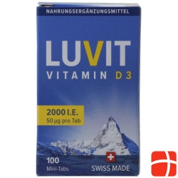 Luvit Vitamin D3 Mini-Tabs 2000 Ie 100 Stück