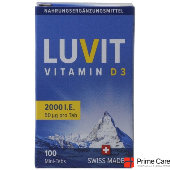 Luvit Vitamin D3 Mini-Tabs 2000 Ie 100 Stück buy online