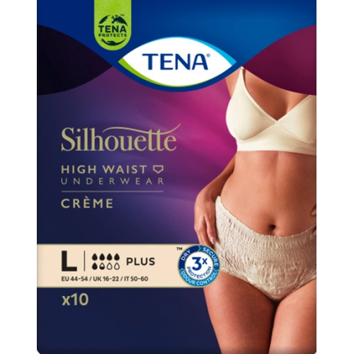 Tena Silhouette Plus L Creme 10 Stück buy online