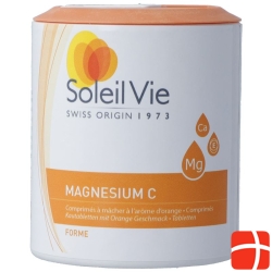 Soleil Vie Magnesium C Kautabletten Orange 100 Stück