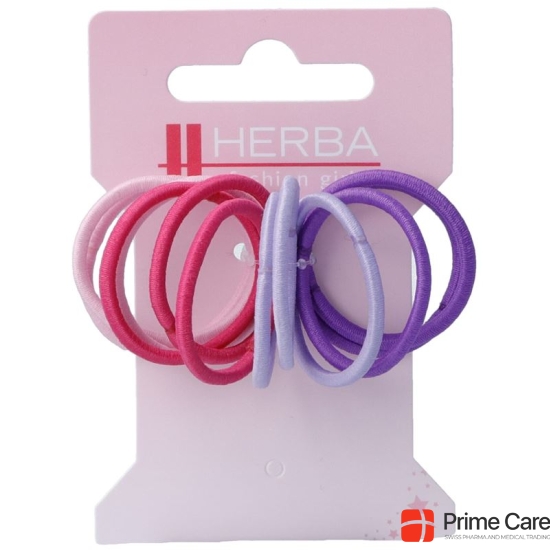 Herba Kids Hair ties 3cm pink 12 pcs