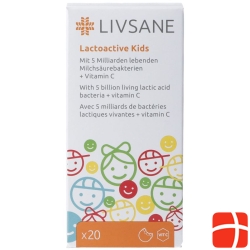 Livsane Lactoactive Kids Kautabletten Dose 20 Stück