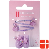 Herba Kids clips hair + 1 Binder 4 pcs