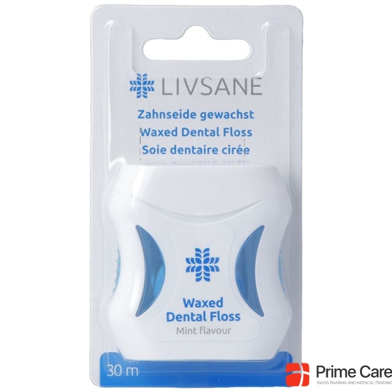 Livsane Dental Floss Waxed 30m buy online