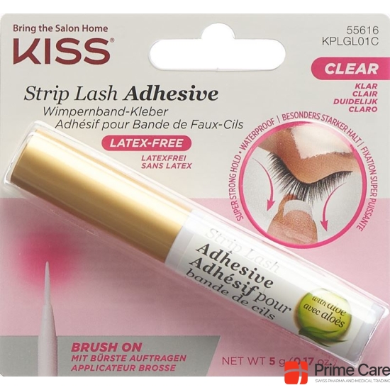 Kiss 24 Hr Strip Eyelash Adhesive Clear buy online