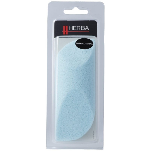 Herba pumice sponge with silver ions light blue buy online