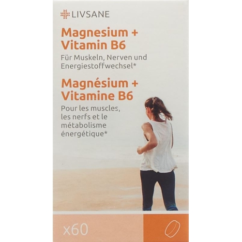 Livsane Magnesium + Vitamin B6 Tabletten Dose 60 Stück buy online