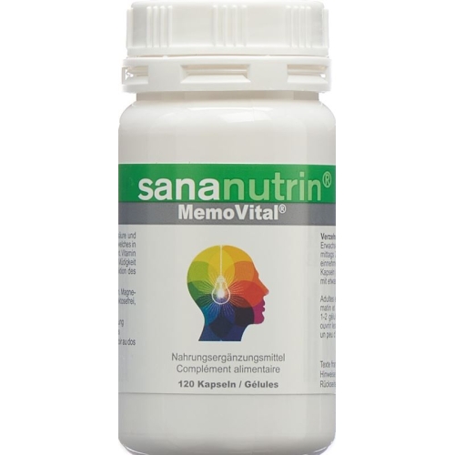 Sananutrin Memovital Kapseln Dose 120 Stück buy online