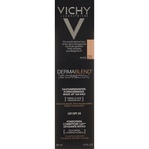 Vichy Dermablend 3D Correction 25 Nude 30ml buy online