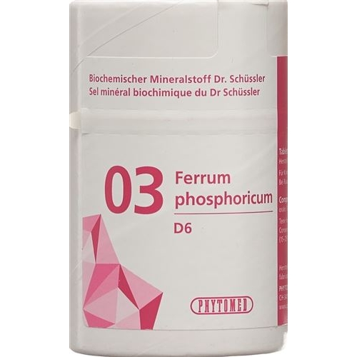 Phytomed Schüssler Nr. 3 Ferr Phos Tabletten D 6 100g buy online