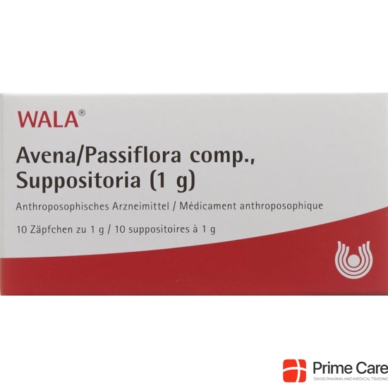 Wala Avena/passiflora Comp Zäpfchen Kind 10 Blister 1g buy online