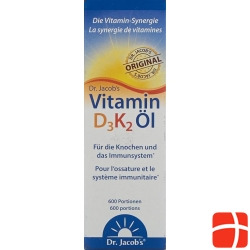 Dr. Jacob's Vitamin D3K2 Öl 20ml