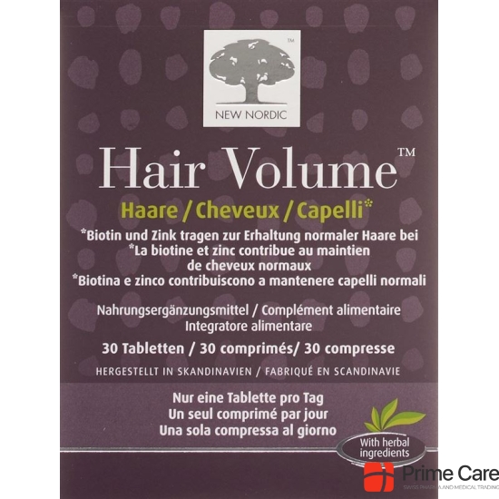 New Nordic Hair Volume Tabletten 30 Stück buy online