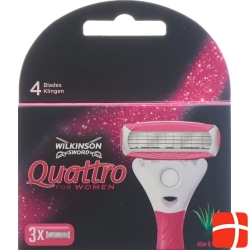 Wilkinson Quattro For Women Klingen 3 Stück