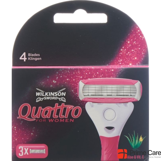 Wilkinson Quattro For Women Klingen 3 Stück buy online