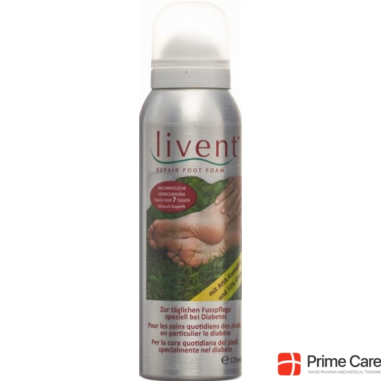 Livent Fusspflege Schaum Spray 125ml buy online