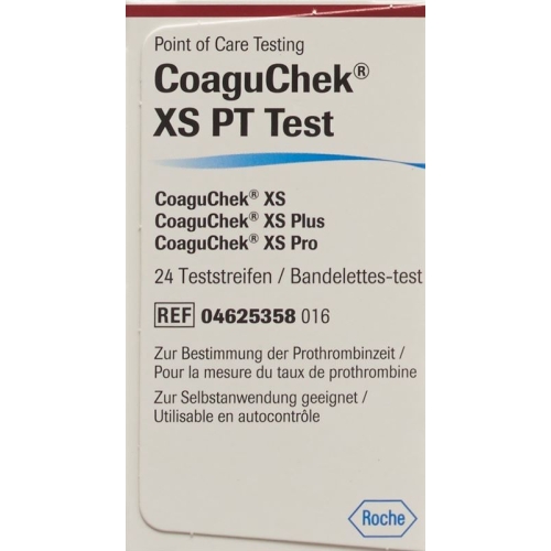 COAGUCHEK XS PT Teststreifen