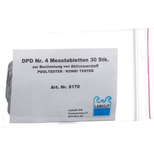 Labulit Pooltester Ersatztablette Dpd Nr.4 30 Stück buy online