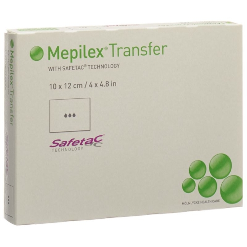 Mepilex Transfer Safetac Drainageverband 10x12cm Silikon 5 Stück buy online