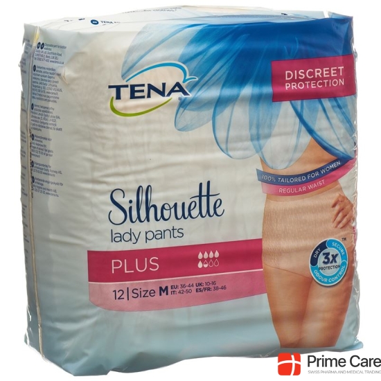 Tena Silhouette Plus M Creme 12 Stück buy online