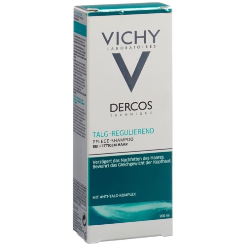 Vichy Dercos Shampoo sebum regulating oily hair 200ml buy online