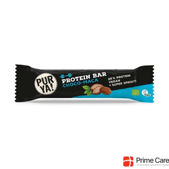 Purya! Vegan Protein-Riegel Choco-Maca Bio 40g buy online