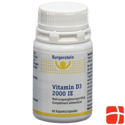 BURGERSTEIN Vitamin D3 capsules 2000 IE