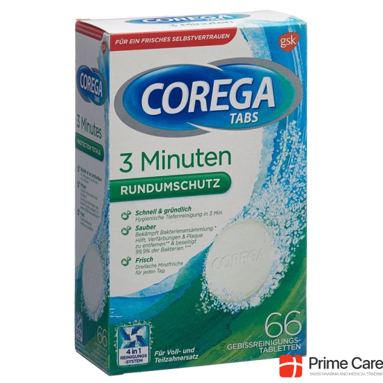 Corega 3min Cleanser Tabs 66 Stück buy online