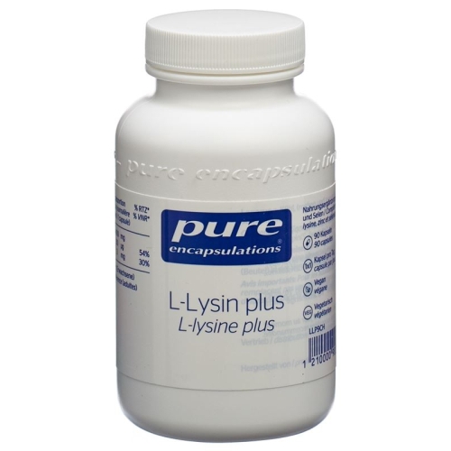 Pure L-lysin Plus Kapseln Neu Dose 90 Stück buy online