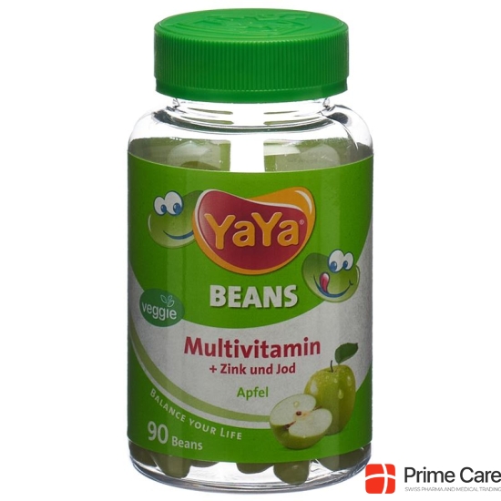 Yayabeans Multivitamin Apfel ohne Gelatine 90 Stück buy online