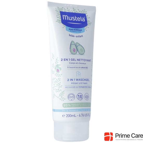 Mustela 2in1 Waschgel Normale Haut (neu) 200ml buy online