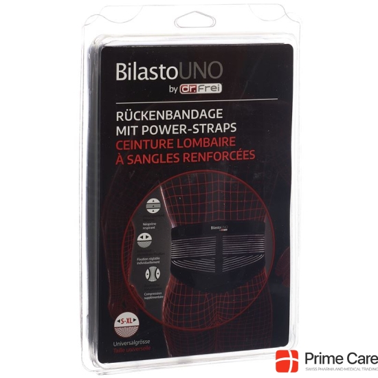 Bilasto Uno Back support S-XL with Power Straps buy online