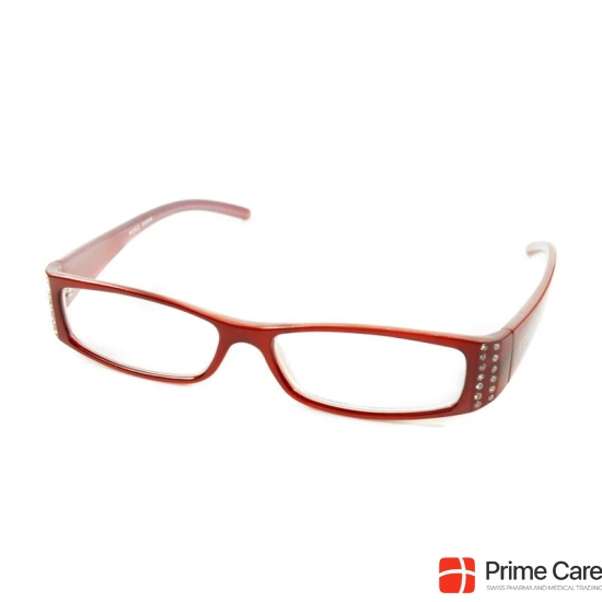 Nicole Diem Lesebrille Monte Carlo Dunkelrot 3.5 buy online