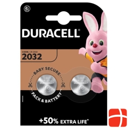 Duracell Batt Cr2032 3v Lithium B2 XL Blister 2 Stück