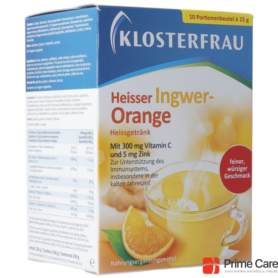 Klosterfrau Heisser Ingwer-Orange (neu) 10x 15g buy online