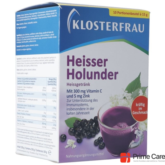 Klosterfrau Heisser Holunder (neu) 10 Beutel 15g buy online