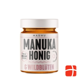 Madhu Honey Manuka Honig & Wildblüten Glas 250g