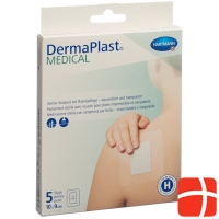 Dermaplast Medical Transparentverband 10x9cm 5 Stück