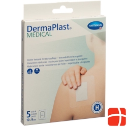 Dermaplast Medical Transparentverband 10x9cm 5 Stück