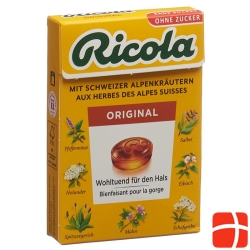 Ricola Original Bonbons Oz M Stevia Box 50g