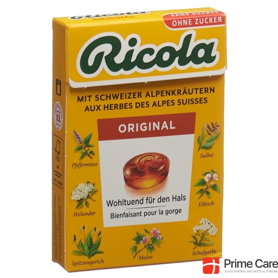 Ricola Original Bonbons Oz M Stevia Box 50g buy online