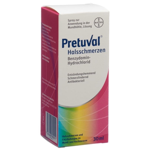 Pretuval Halsschmerzen Spray 30ml buy online