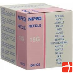 Nipro Einmalkanuel 1.2x50mm 18gx2 Rosa 100 Stück