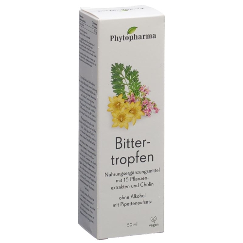 Phytopharma Bitter Tropfen Glasflasche 50ml buy online