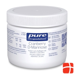 Pure Cranberry D-mannose Pulver Flasche 37g