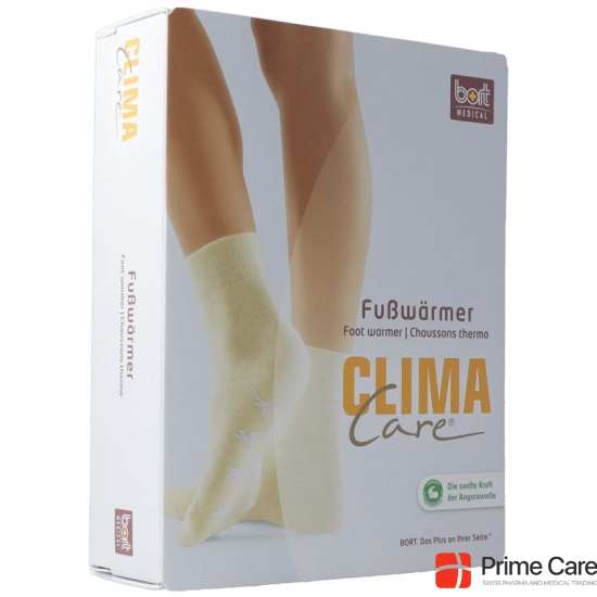 Bort Climacare Fusswärmer Grösse M 39-41 Weiss buy online