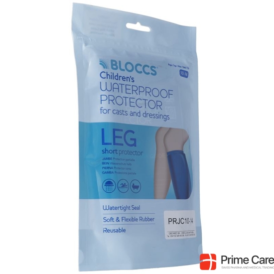 Bloccs bath and shower water protection for the leg 21-36 + / 50cm child